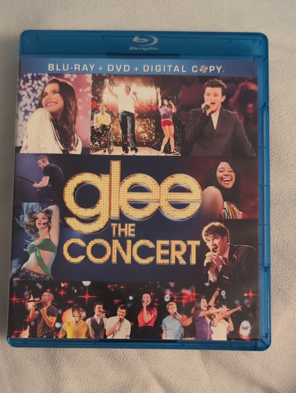 Glee: The Concert Movie Blu-Ray Disc & Case